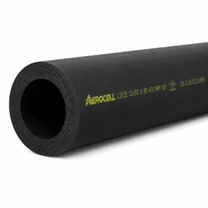 Aerocell NBR Closed-Cell Elastomeric Pipe Insulation – 1-1/8" ID × 1/2" Wall × 6.56 ft